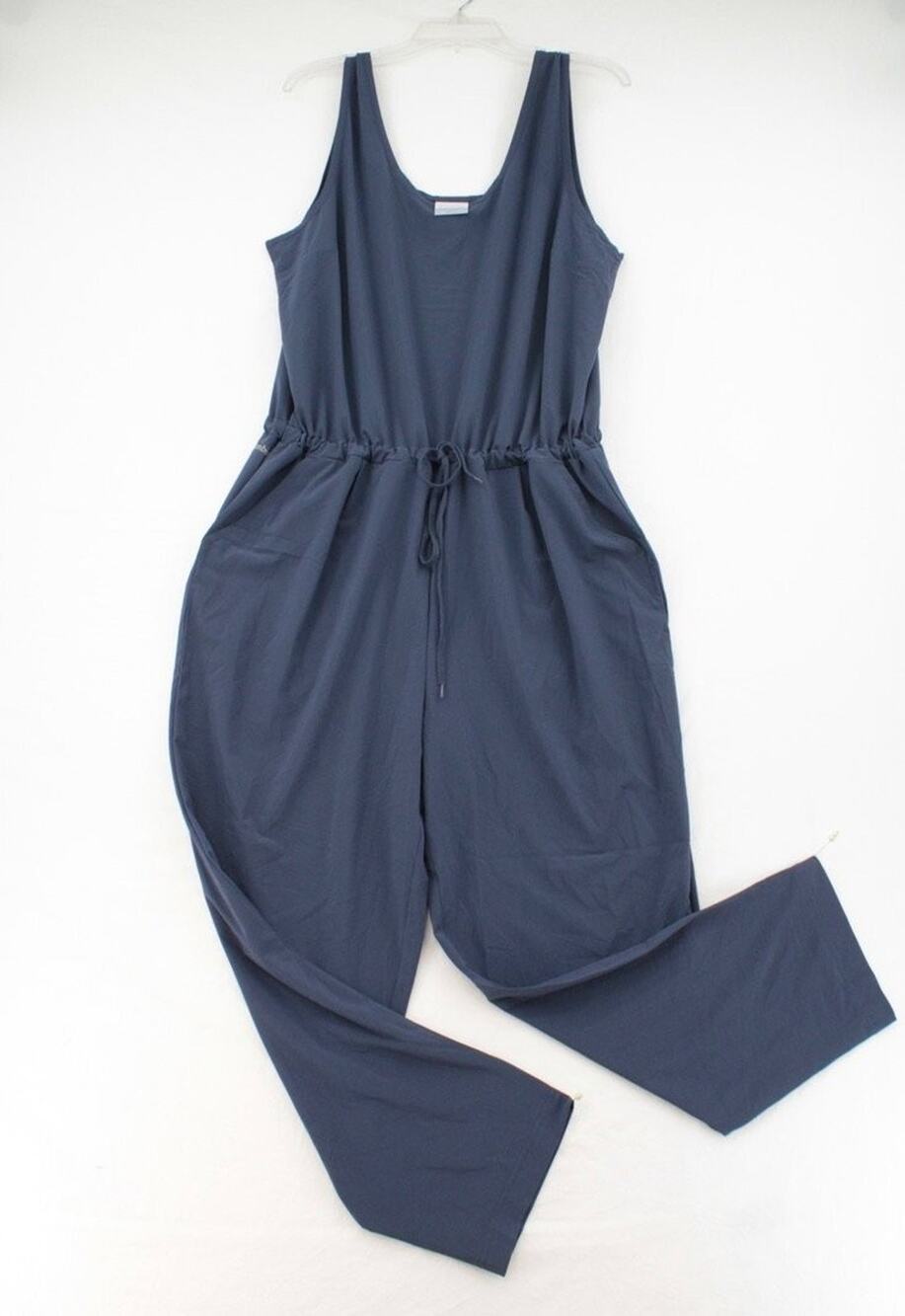 Columbia Anytime Tank top Jumpsuit Womens XL Blue Omni Shield Wicking